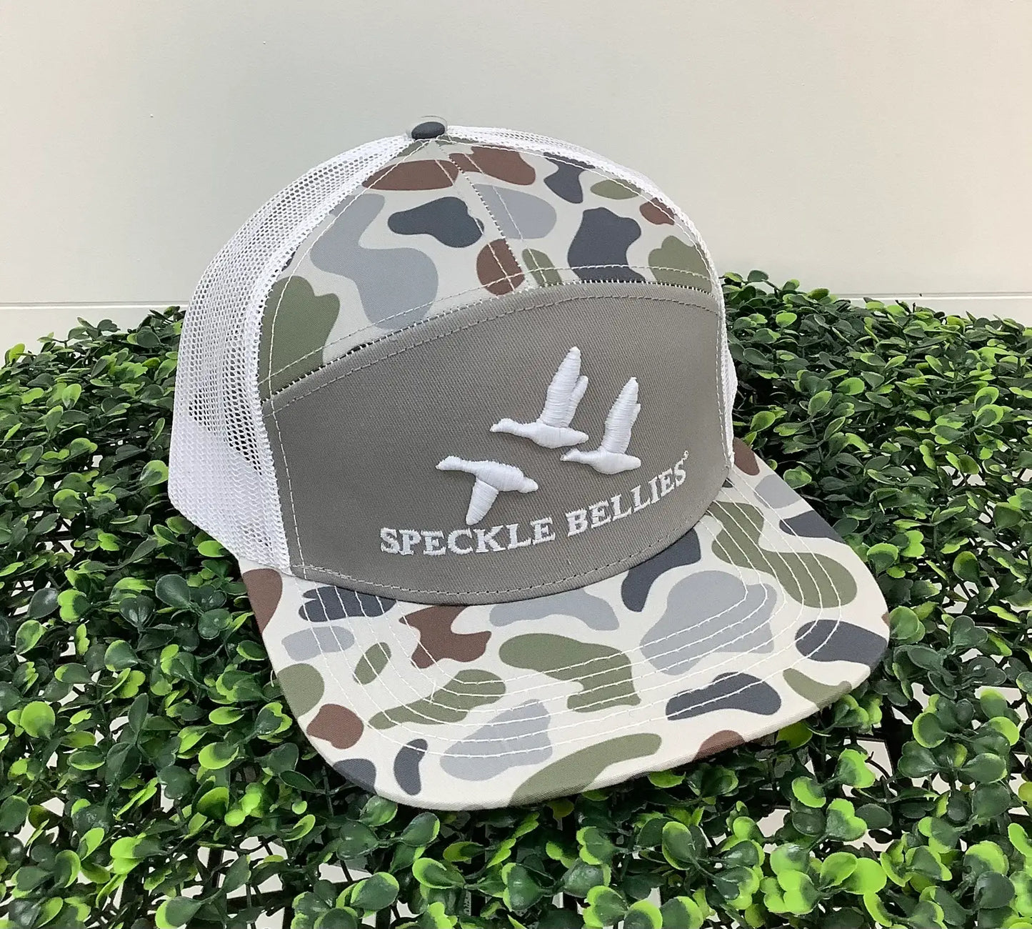 3G/3D Logo 7 Panel: Brackish/White