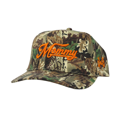 Mommy Trucker Hat: Retro Pink/Natural