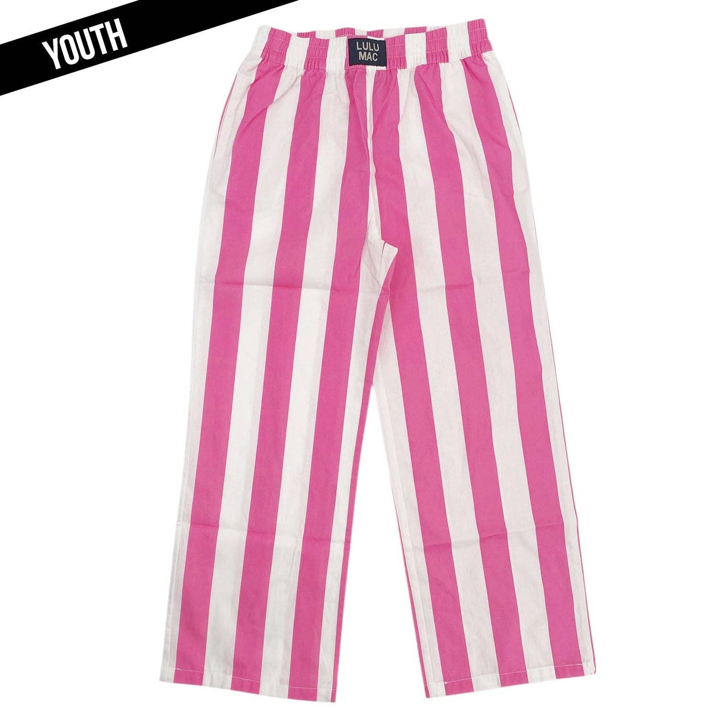 LM-KPA-1000 Darby Pink-Kids Pants: Pink /White