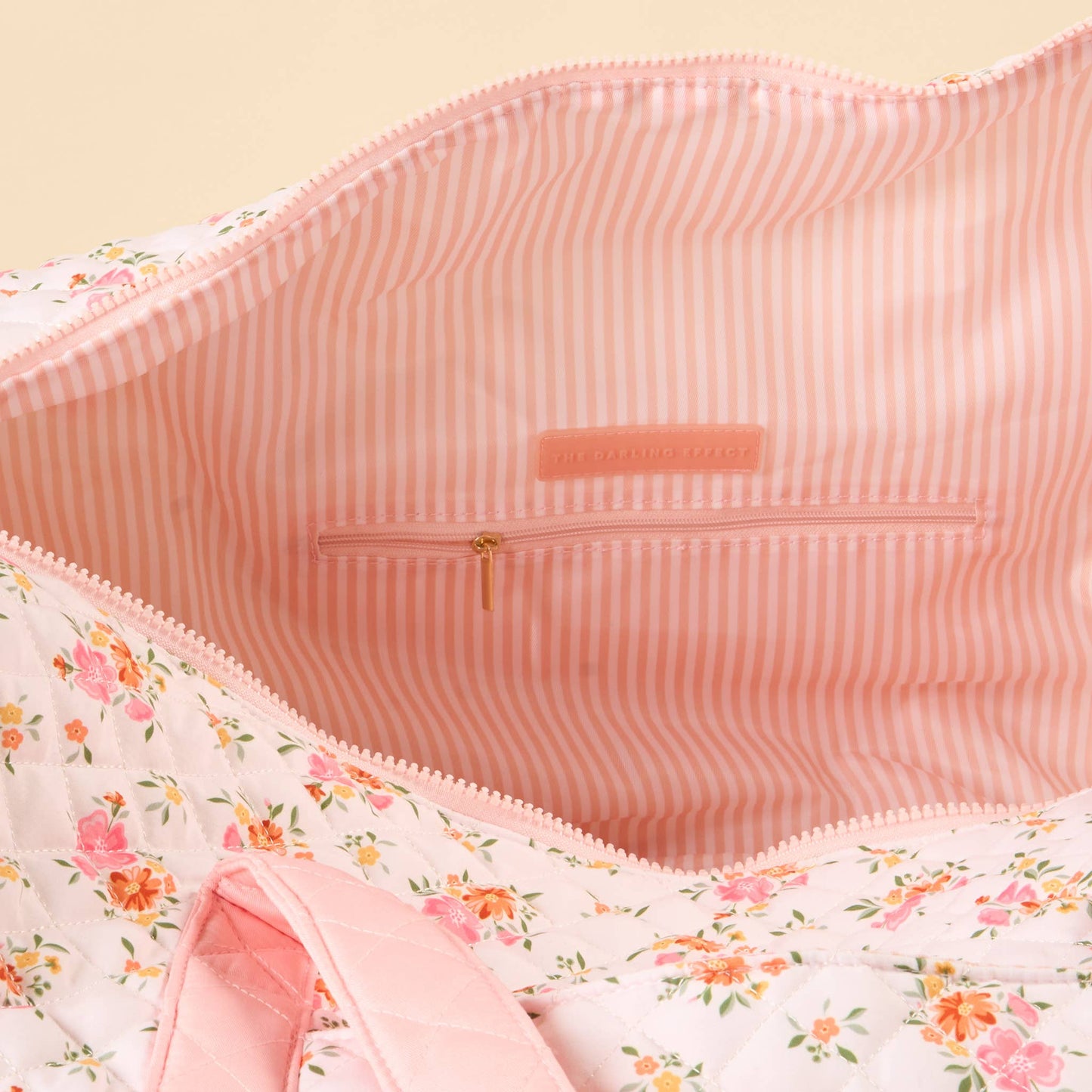 On-the-Go Quilted Weekender Bag-Endless Daydream Cream