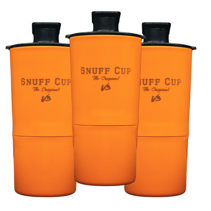 The Snuff Cup Pro™ - Limited Drop Hunter Orange: 12 Ounce Pro V3 - Hunter Orange