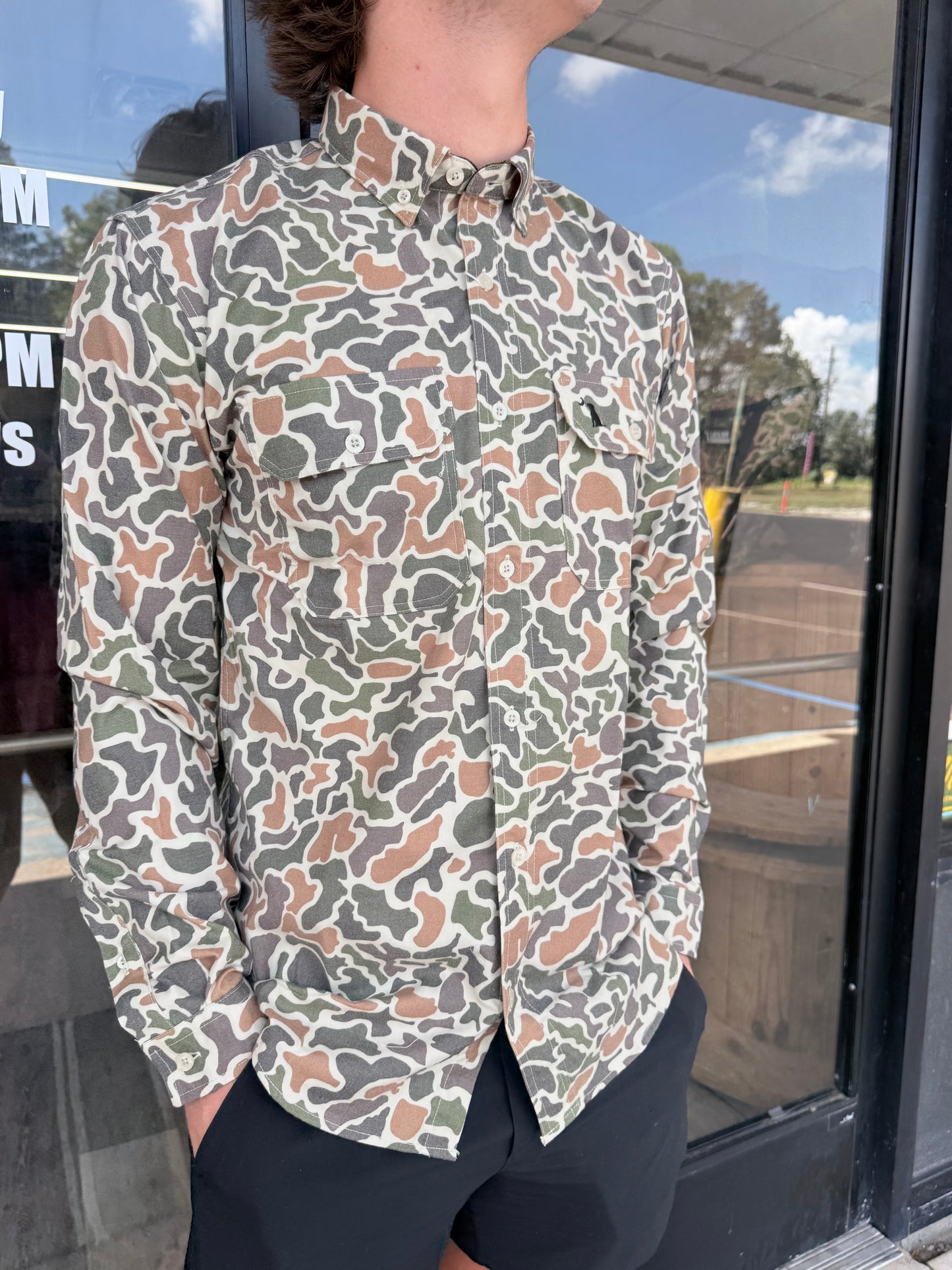 Local Boy Outfitters Camo Button Up - Localflage Vintage