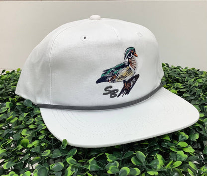 Wood Duck SB Cap: Ghost Vein Camo 7 Panel