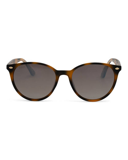 Asher - Women's Polarized Round Sunglasses: Shell