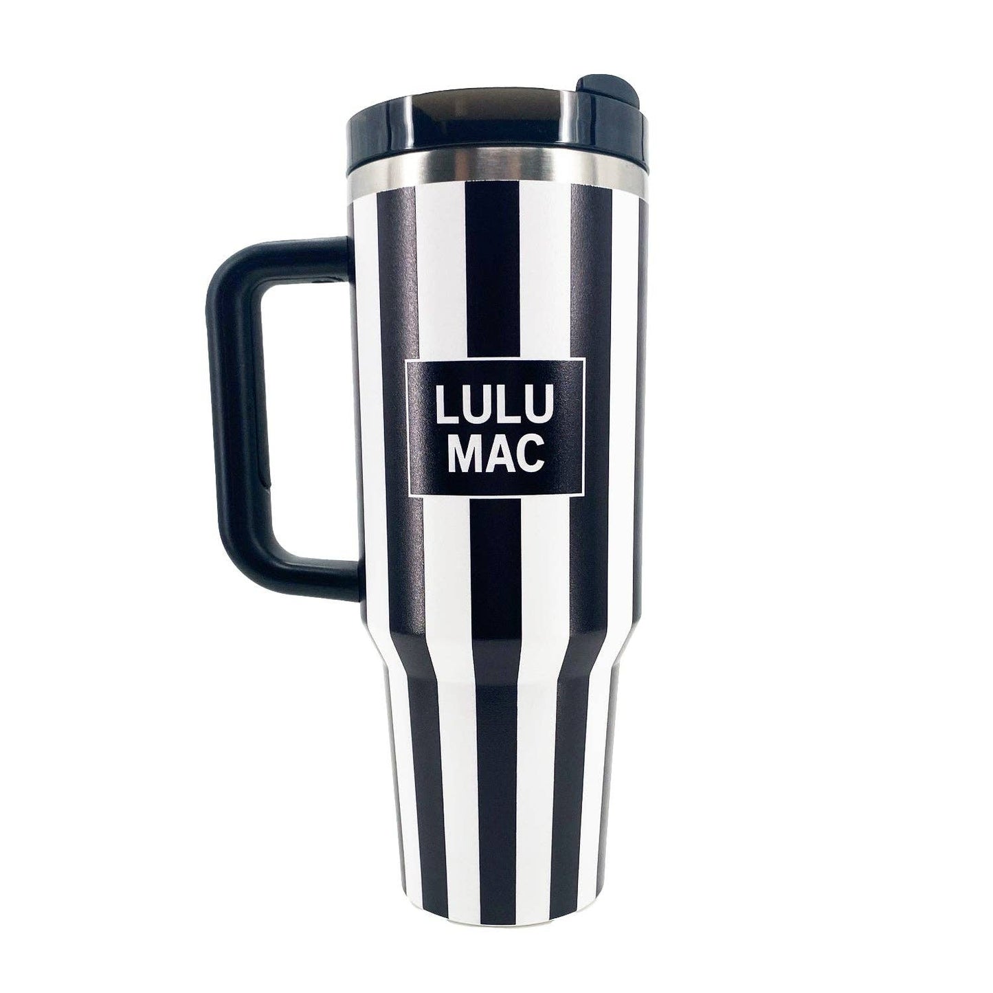 LULU MAC Tumbler Stripe-Black