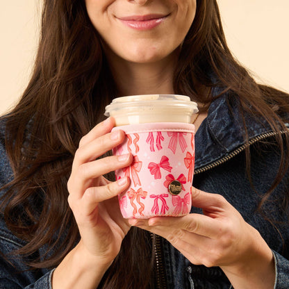Sip Savvy Drink Sleeve-Blushing Bows Regular