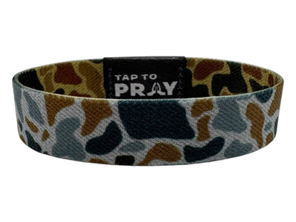 Tap To Pray™ Wristbands - River Rock Camo Sahara and Copper