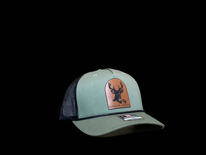Speckle Bellies Buck AS Patch: Heather Grey/White Rope 112