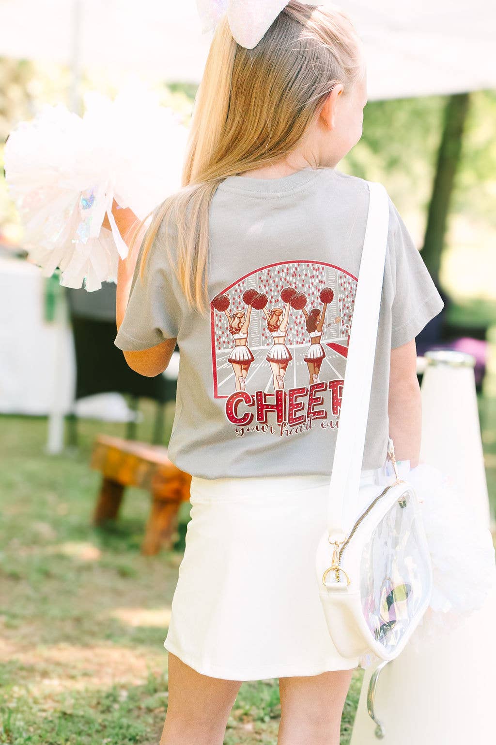 Cheerleaders | Crimson | Football Kid’s Tee