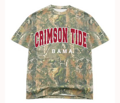 Alabama Crimson Tide Filled Gault Camo Tee