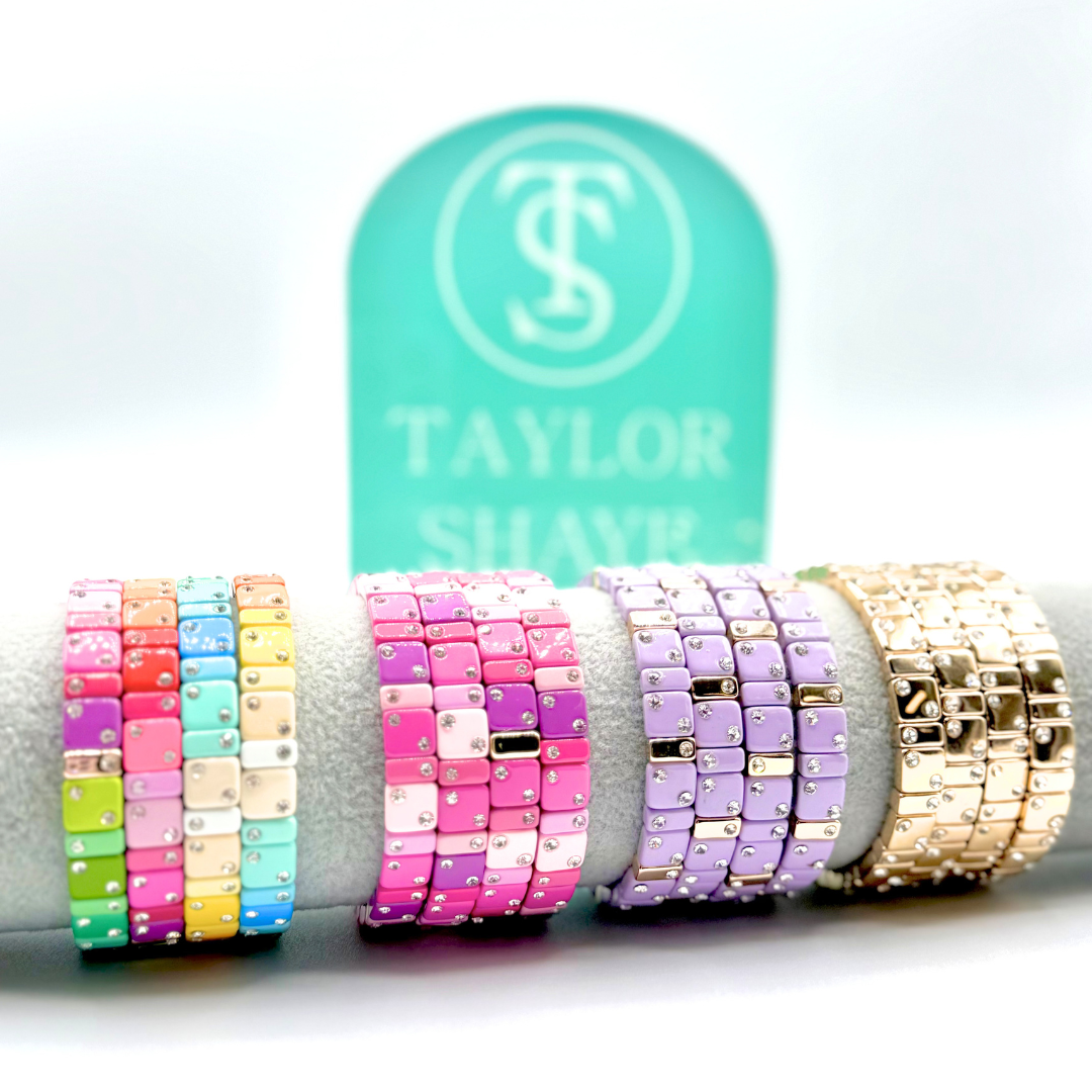 Dice Time Bracelet: Gold