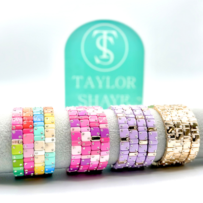 Dice Time Bracelet: Gold