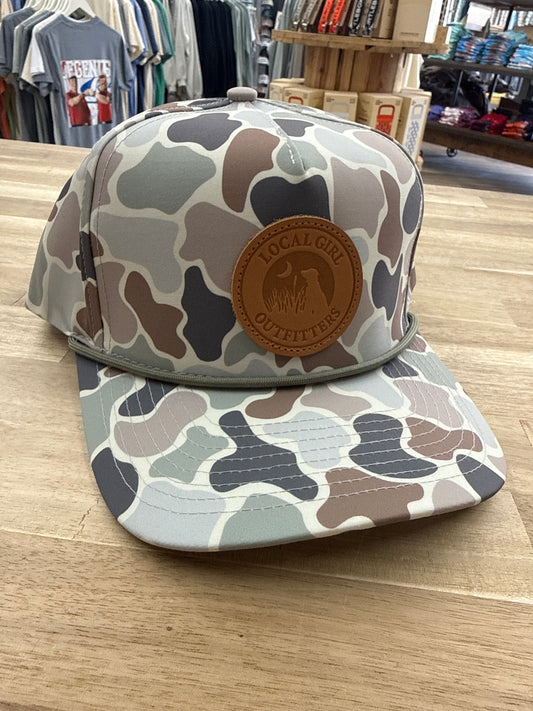 Local Girl Leather Patch RH - Forest Camo Flora