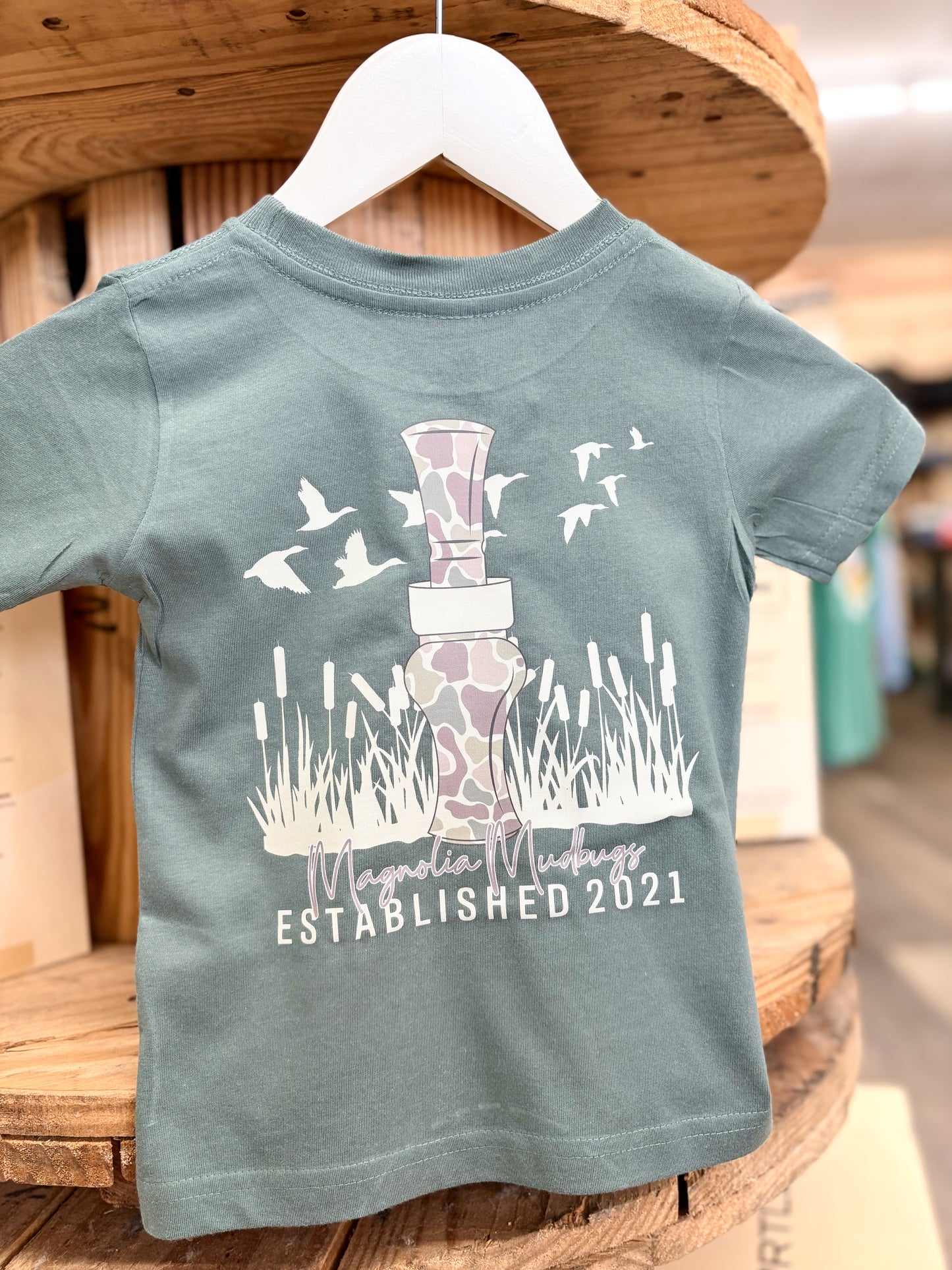 Camouflage Duck Call Kids T-Shirt | Hunting & Outdoors