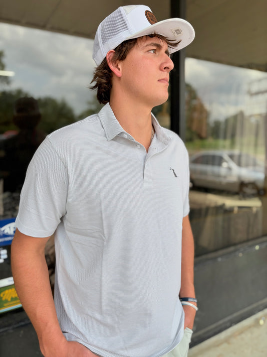 Local Boy Outfitters Driftwood Polo - Cool Gray
