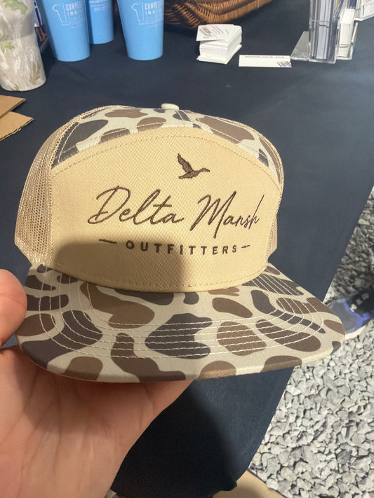 Delta Marsh Script 7 Panel- Lost Hat - Slough/Balsa