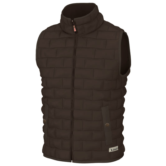 Local Boy Brick Quilted Vest - Coffee