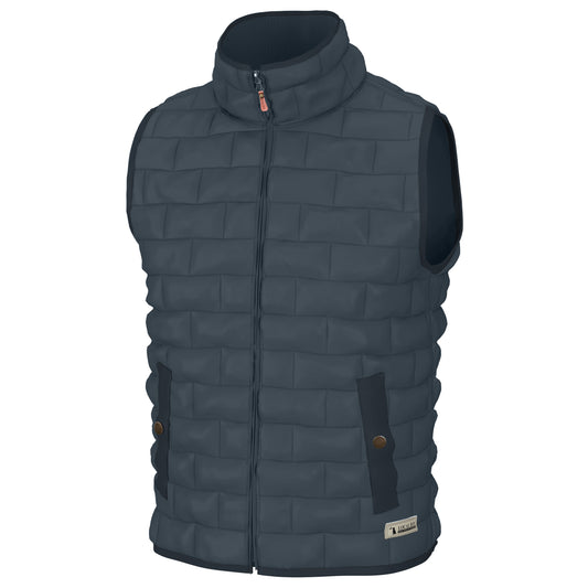 Local Boy Brick Quilted Vest - Slate
