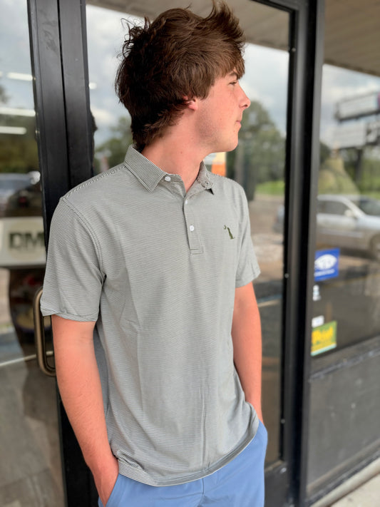 Local Boy Outfitters Driftwood Polo - Dark Sage