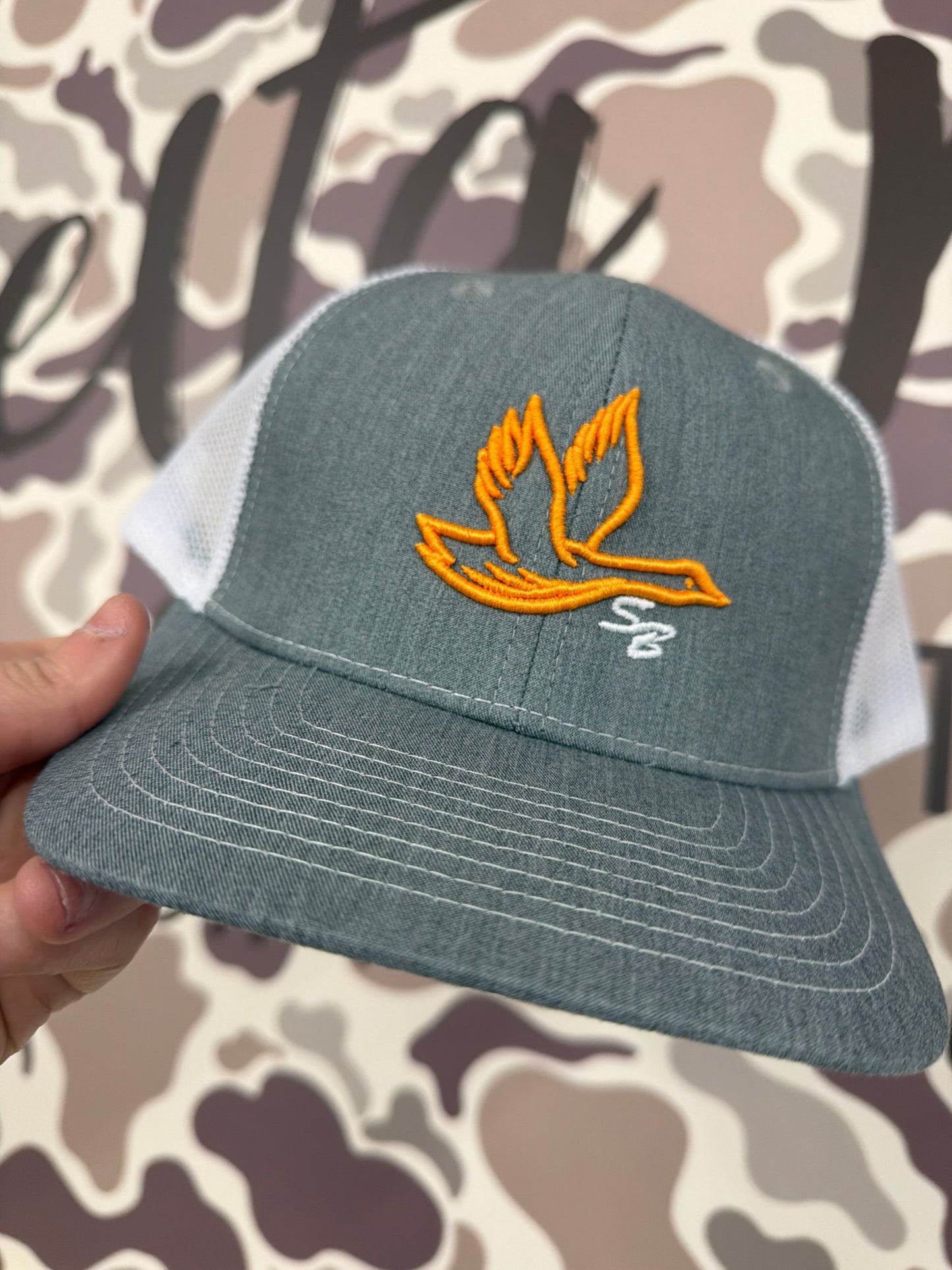 Speckle Bellies - Prep Goose SB hat - Heather/Grey-Orange