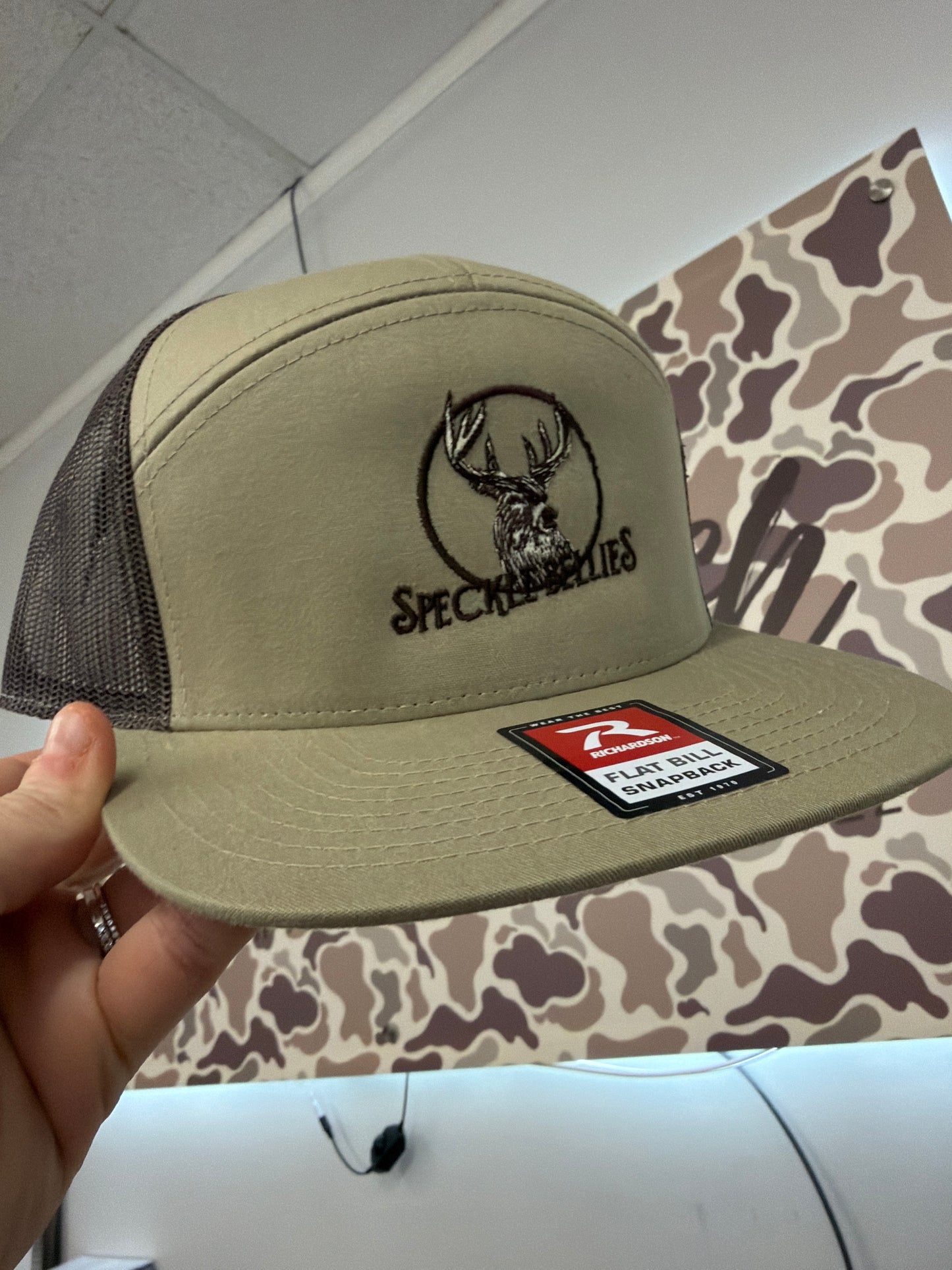 Speckle Bellies - Circle Buck Flatbill Khaki/Brown