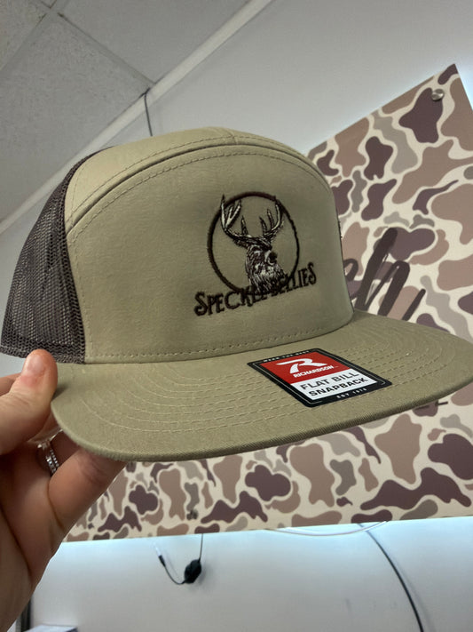 Speckle Bellies - Circle Buck Flatbill Khaki/Brown