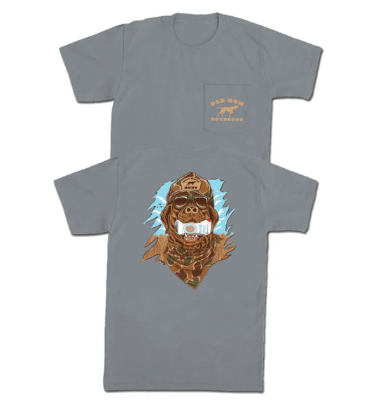 GBC Retro Can Camo Pocket Tee - Granite - ETA 09/22/25