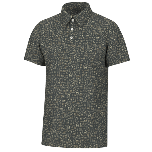 Local Boy Outfitters Dirty Myrtle Polo - The Hunt - Brown