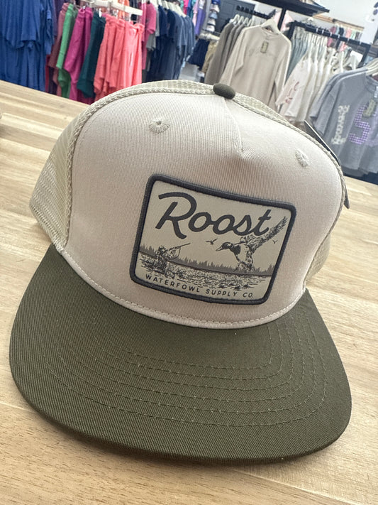 Roost - Brown Bill Logo Patch Hat - RH-R-146