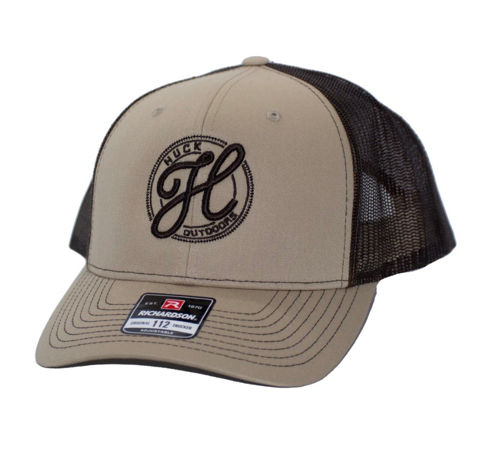 Center Logo - Khaki/Coffee - Snapback