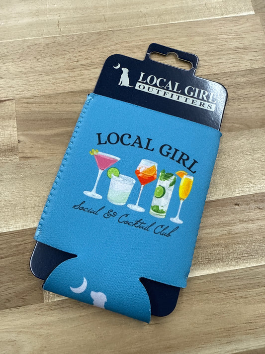 Local Girl Social & Cocktail Club Koozie