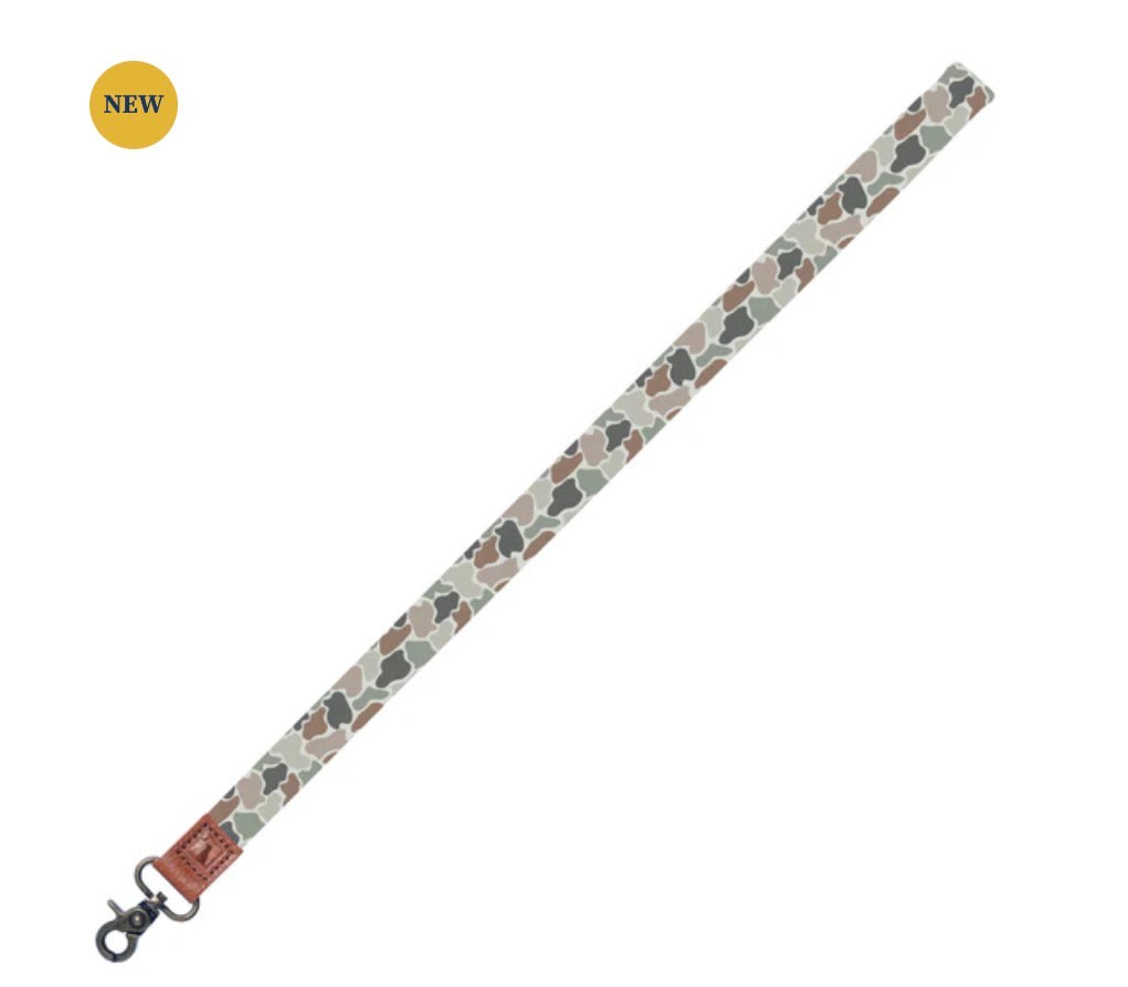 Local Girl Outfitters Long Lanyard - Forest Camo Flora