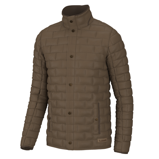 Local Boy Brick Quilted Jacket - Mocha