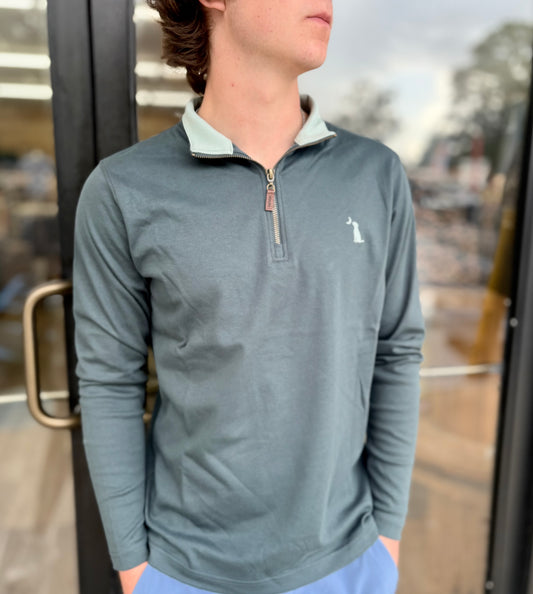 Local Boy Outfitters - Bentley Quarter Zip - Navy