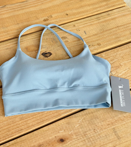 Local Girl Outfitters - LG Sports Bra Top - Slate