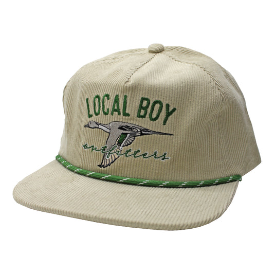 Local Boy Luck Duck Corduroy Hat