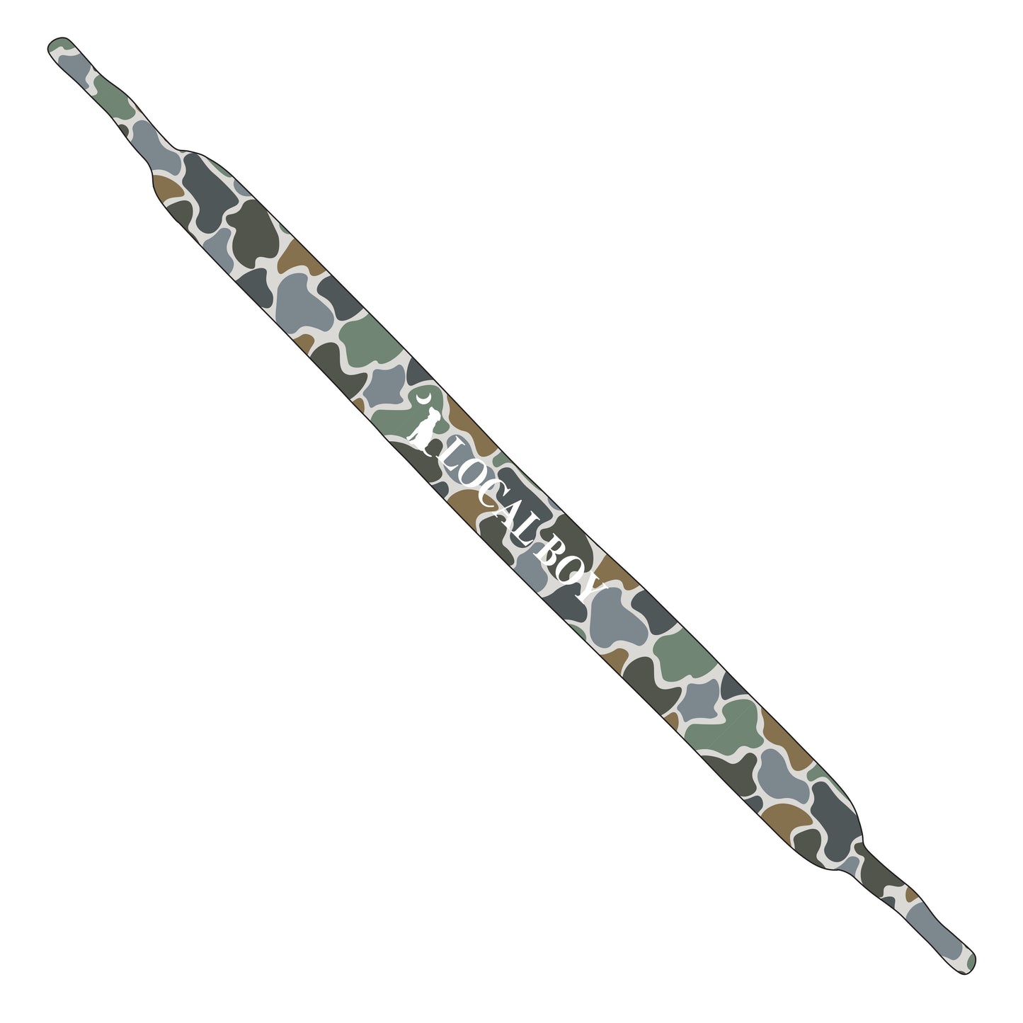 Local Boy Sunglass Strap Forest Camo Bluff