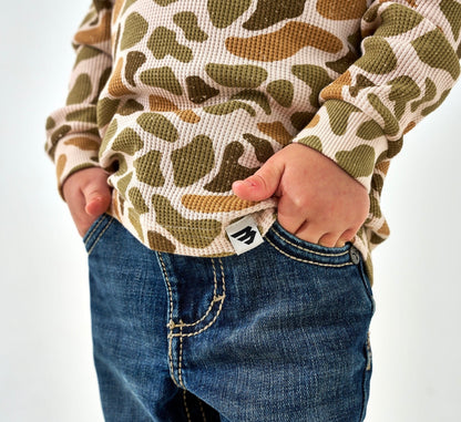 Youth/Toddler Burlebo Thermal Hoodie - Venado Camo