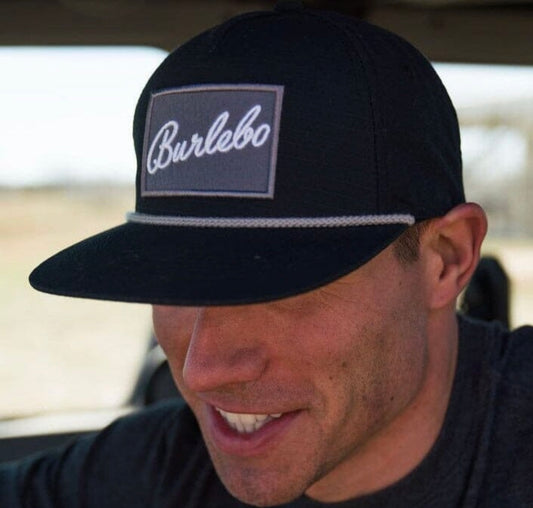 BURLEBO - Grey Patch - Black