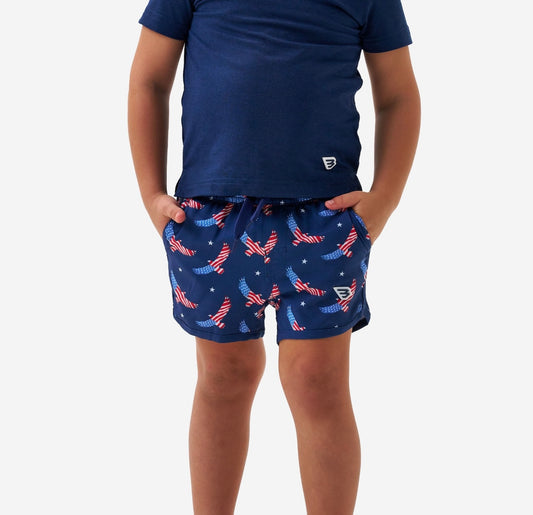 Burlebo - Youth/Toddler Swim Trunk - USA Eagle