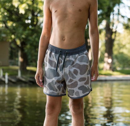 Burlebo - Youth/Toddler Swim Trunk - Jumbo Classic Deer Camo