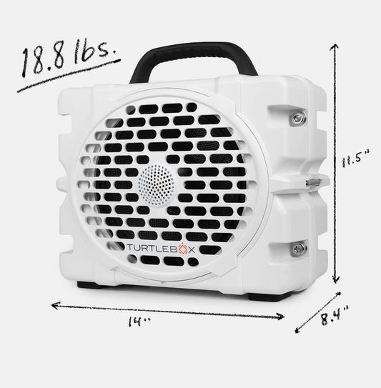 TurtleBox Audio - Grande Speaker - White