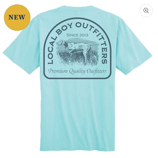 Local Boy Outfitters Vintage Pointer SS Tee - Aqua