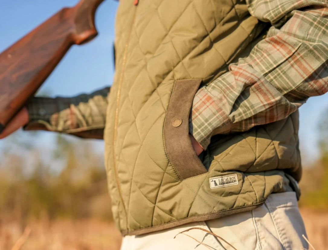 Local Boy Diamond Quilted Vest