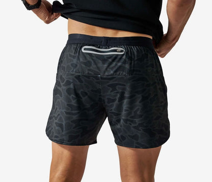 BURLEBO Mesh Short - Black Camo