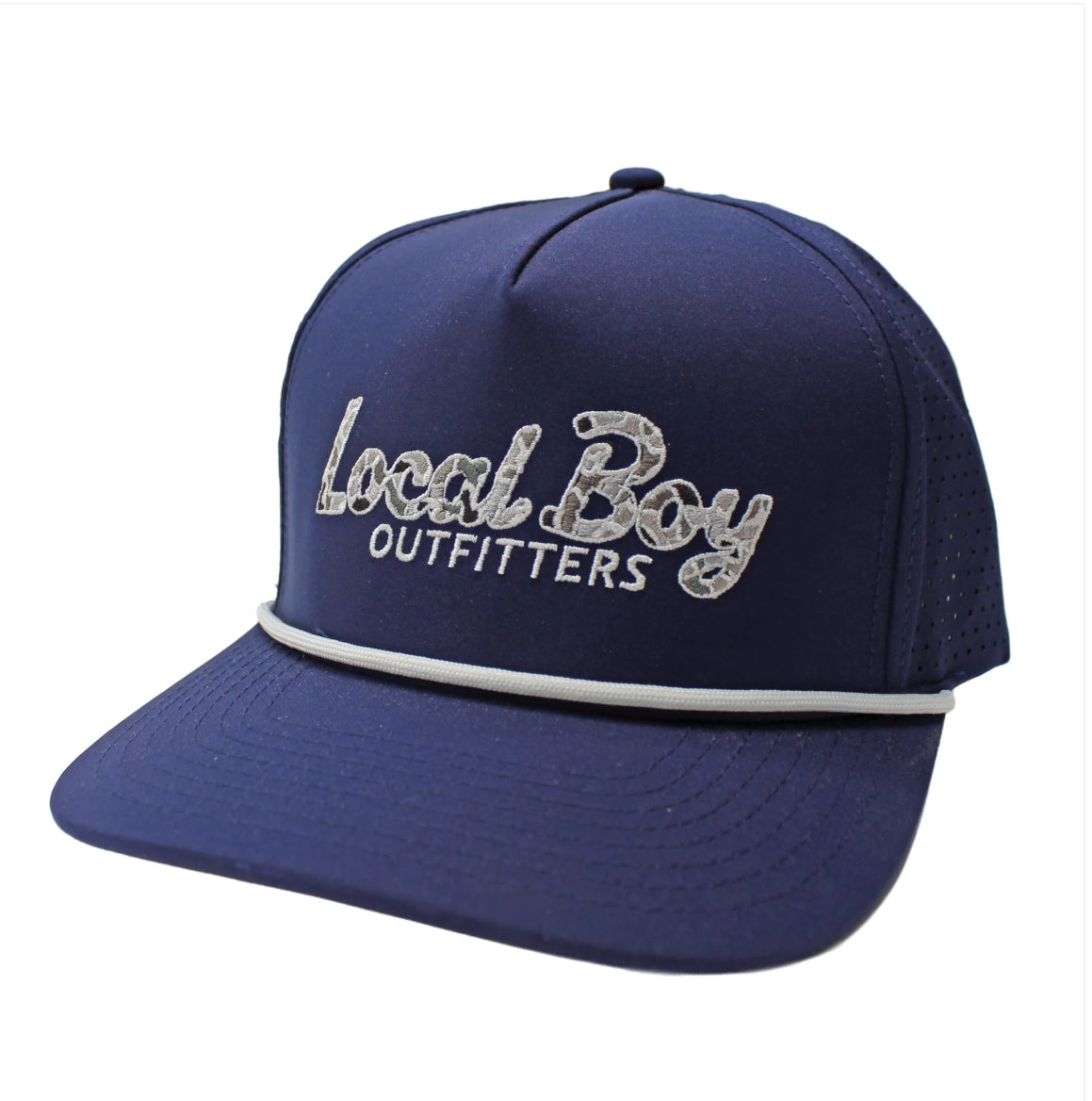 Local Boy - Localflage Mark Script Perf Rope Hat