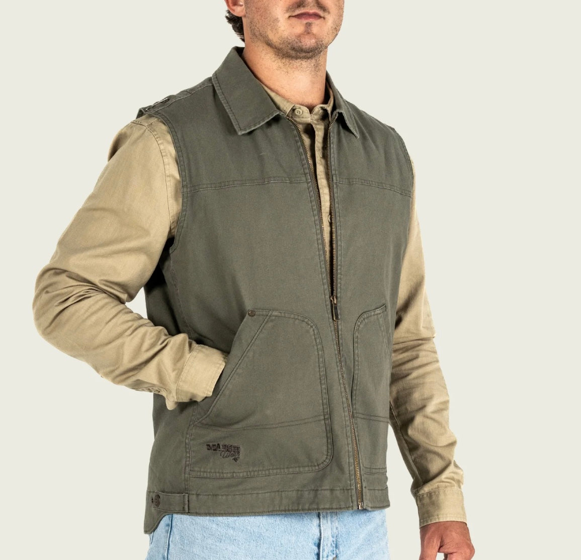 Marsh Wear Westwood Vest - Fossil