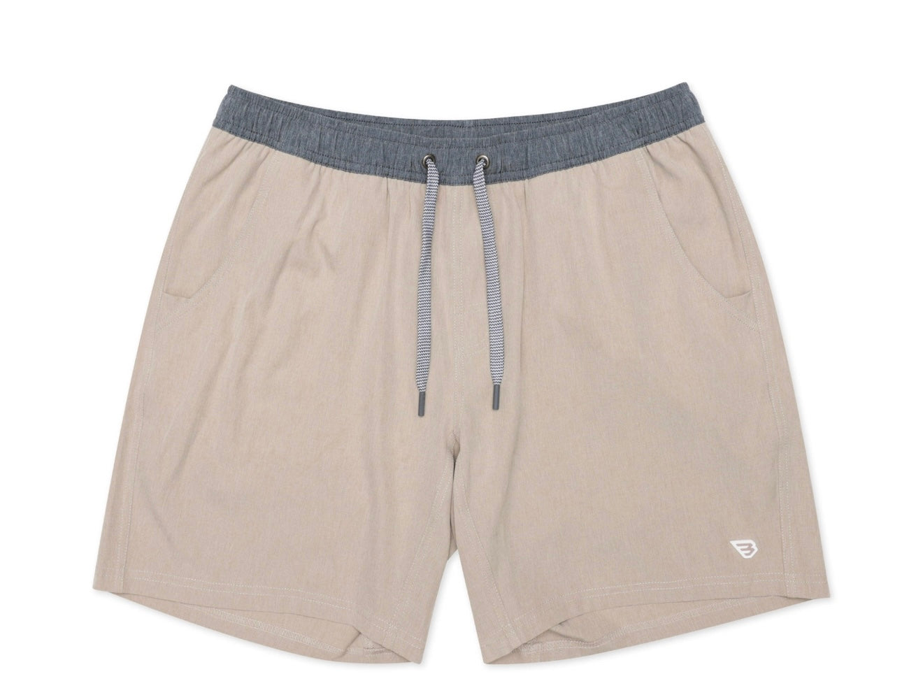 BURLEBO 5.5” Athletic Short - HEATHER KHAKI VENADO CAMO LINER