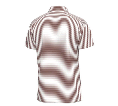 Local Boy Edisto Polo - Mahogany/White