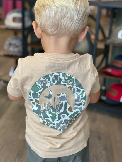 Toddler Local Boy Original Localflage Bluff SS Tee - Latte